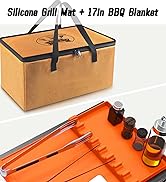 BANGIE BBQ Blanket 17 Inch + Silicone Grill Mat 17 Inch