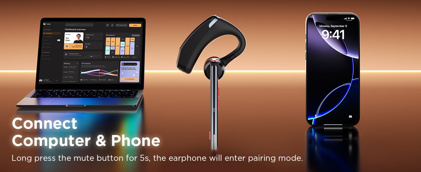 Connect computer and phone at the same time