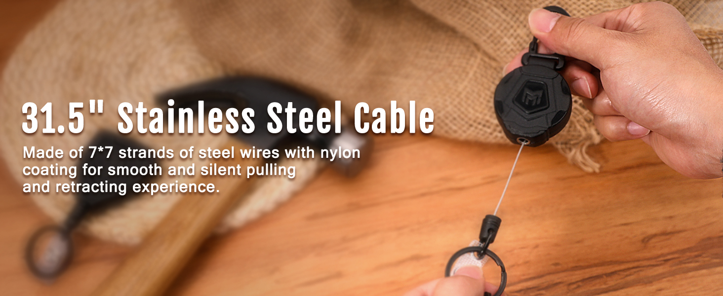 the sewing steel cable is made with a steel wire.