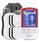 Comfytemp TENS Unit Muscle Stimulator for Pain Relief Therapy, FSA HSA Eligible TENS Machine with...