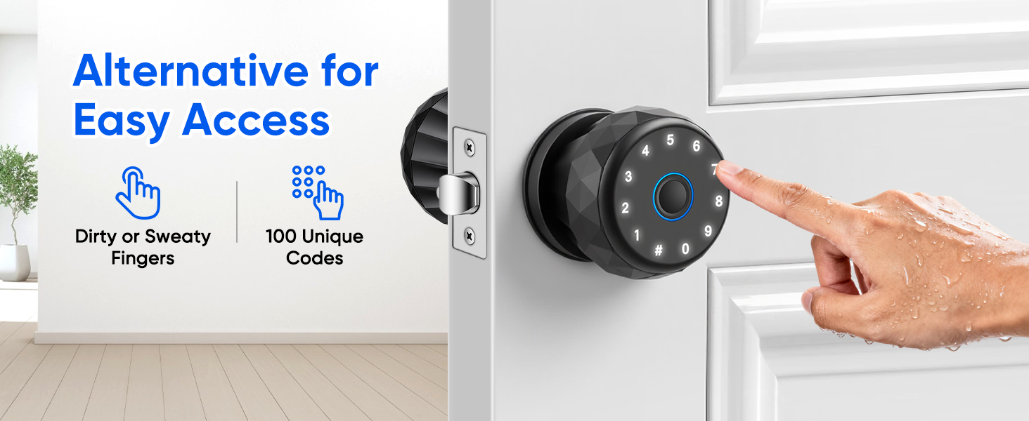 Smart Door Knob Fingerprint Door Lock