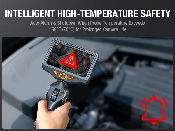 high temperature endoscope borescope inspection camera