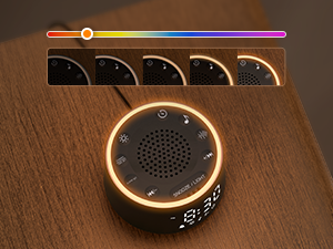 travel sound machine with light