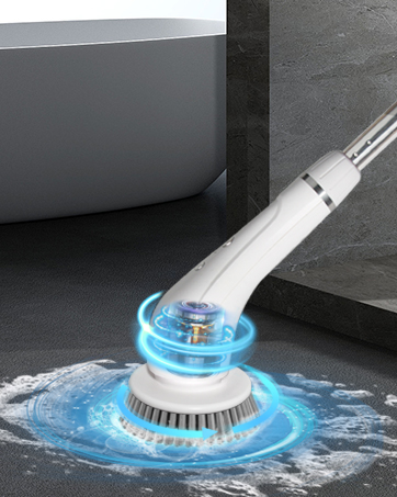 maxisola electric spin scrubber cleaning brush for bathroom tub and tile