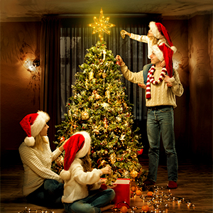Gold Star tree topper