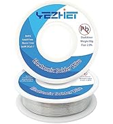 YEZHET Rosin Core Lead Free Solder Wire(Sn99.3Cu0.7) For Electronic, Electrical Soldering, 217? M...