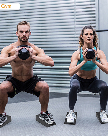 squat wedge block