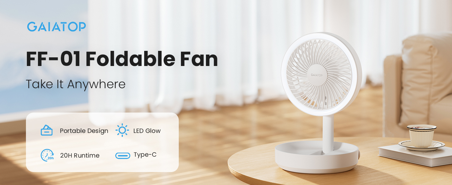 portable fan desk fan small fan fan for bedroom rechargeable fan