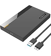 GODO 2.5 inch External Hard Drive Enclosures Portable USB 3.0 to SATA HDD SSD Enclosures Drive Ca...