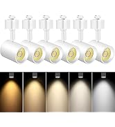 VANoopee 5-Color LED Track Lighting Heads H Type Track Light Heads Dimmable Bright Rail Ceiling S...