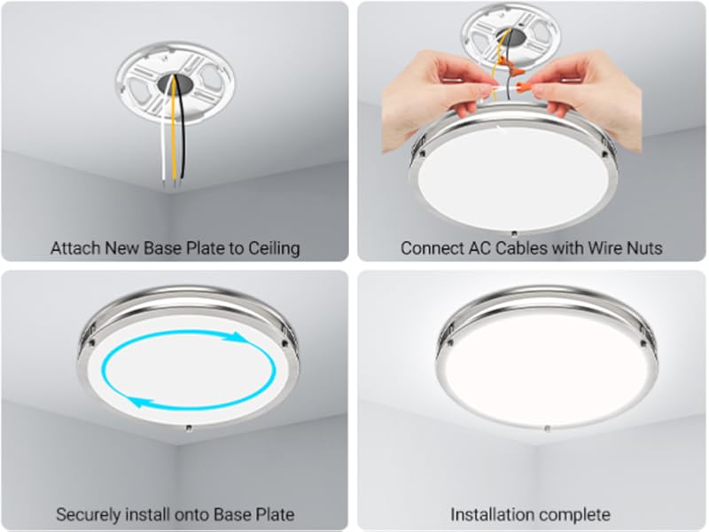 easy setup ceiling lights