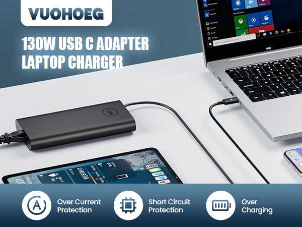 130W USB C Laptops Charger