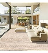 Miukiki 8x10 Area Rug for Living Room Moroccan Washable Rugs Non Slip Indoor Floor Carpet Foldabl...