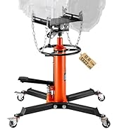 VEVOR Transmission Jack, 1322 LBS Hydraulic Telescoping Transmission Jack, 32"-67" High Lift Tran...