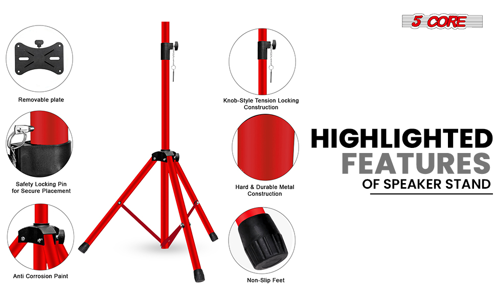Adjustable Speaker Stand