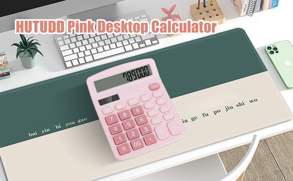 Desktop Calculator Pink-1