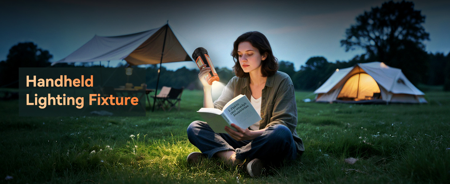 Rechargeable Camping Light with Stand
