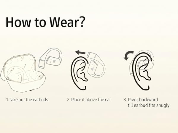 open ear earbuds