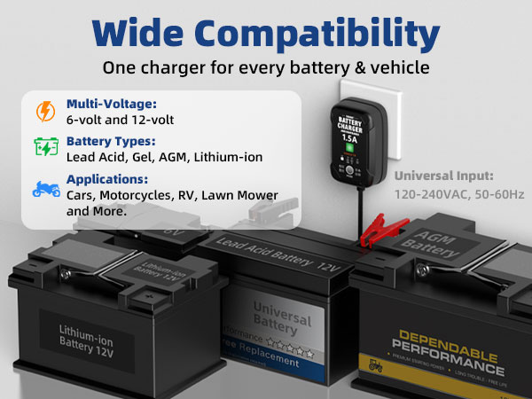 trickle charger for car battery 12v