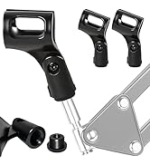 YTDSUP Universal Microphone Clip Holder 2 Pack, Adjustable Mic Clip Holder for Mic Stand Suitable...