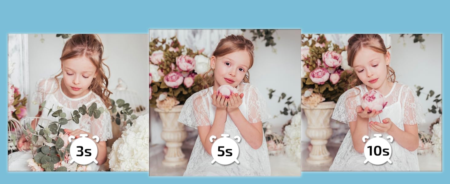 self timer 3s 5s 10s