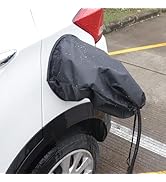 IZTOSS EV Charger Cover Waterproof Charging Port Cover Double-Sided Rain Sun UV Snow Protection M...