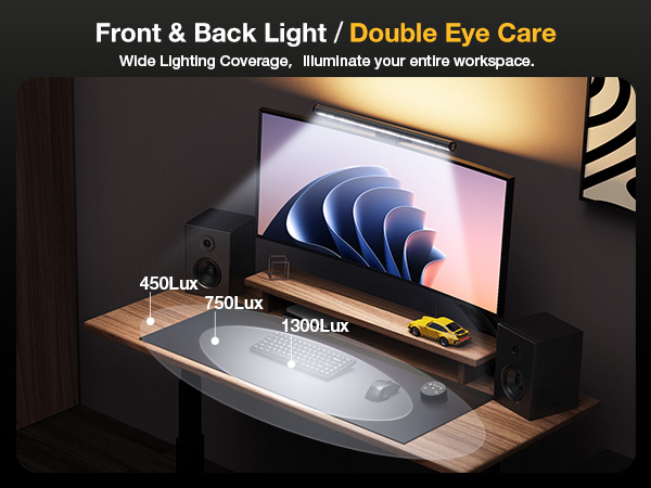 monitor accessories,gaming led lights, remote control lamp, backlight,lampara de escritorio