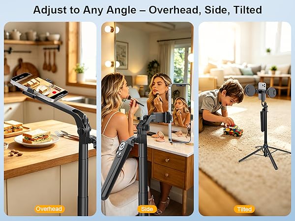 6 in 1 selfie stick tripod with fill light