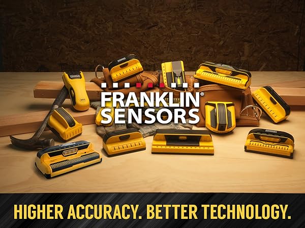 Franklin Sensors stud finders higher accuracy, better technology