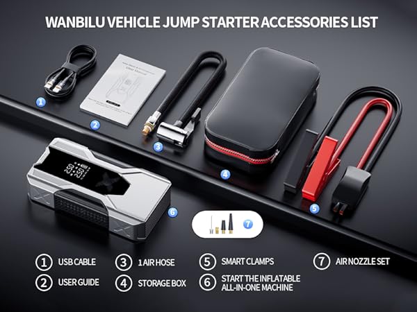 Emergency Portable Jump Starter
