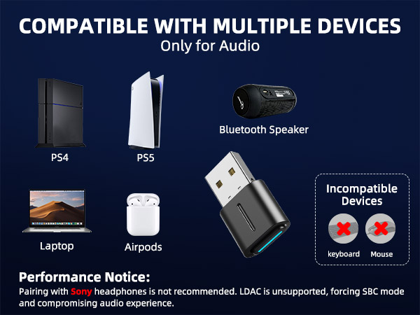 compatible with multiple devices