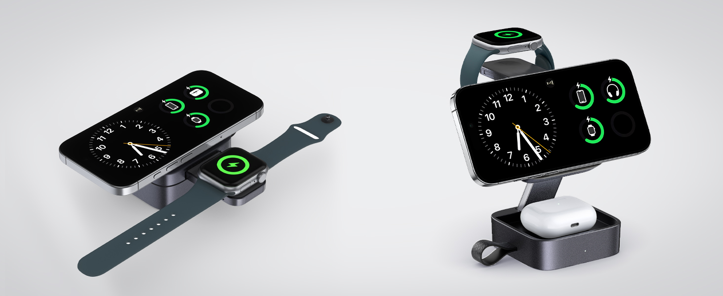 foldable 3 in 1 wireless charging station