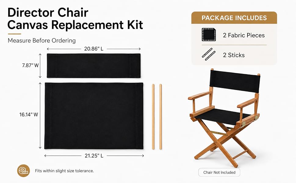 Director&amp;#39;s Chair Replacement Fabric Materia