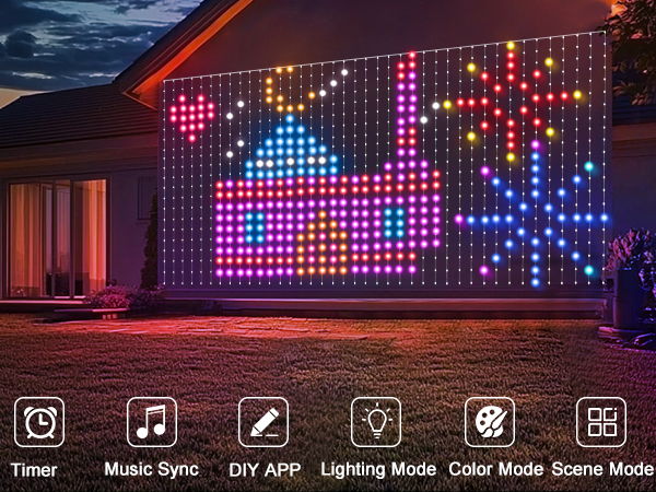 Smart Curtain Lights