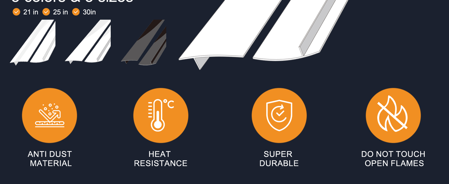 silicone stove gap cover