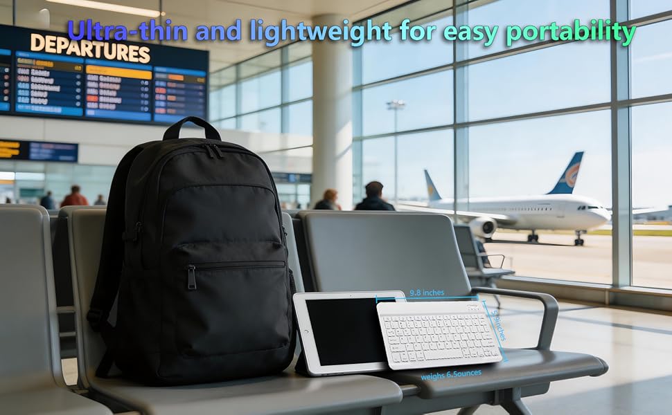 Ultra-thin and lightweight for easy portability