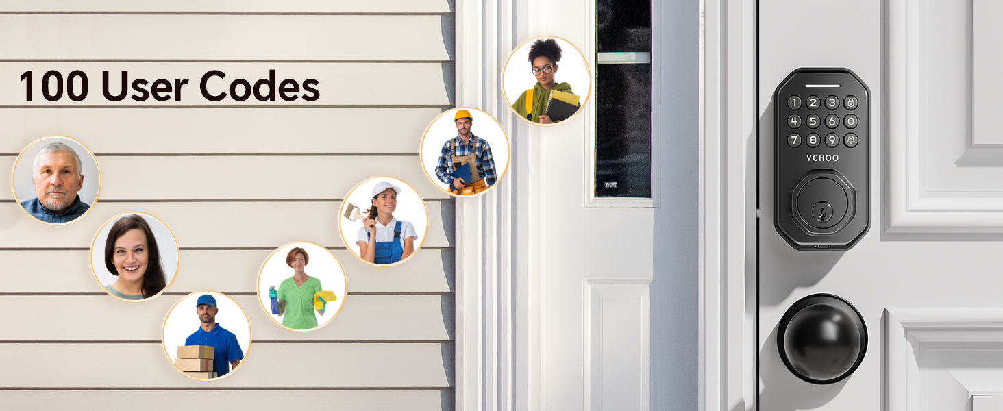 VCHOO Keyless Entry Door Lock