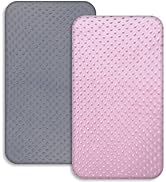 DEEZOMO Baby Crib Sheets Pack and Play Sheets Fitted Set 2 Pack for Boys and Girls, 16" x 32" Sta...