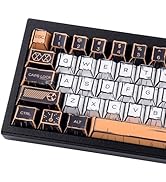 Tsungup PBT Manga Keycaps Set,147 Keys Retro Custom Japenese Anime Style Keycaps Cherry Profile D...