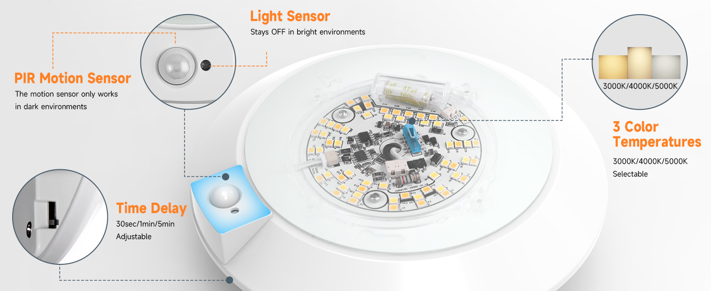 Occupancy recessed lighting