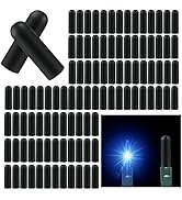 whumsdog 240 Pcs No Glow Caps for String Lights, Rubber Christmas Blackout Light Cap Covers for 5...