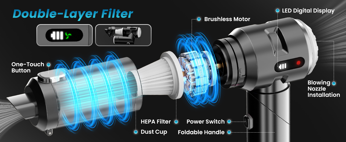 Wansimoo Handheld Vacuum Cleaner