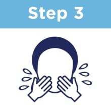 Step 3: Rinse thoroughly and pat dry