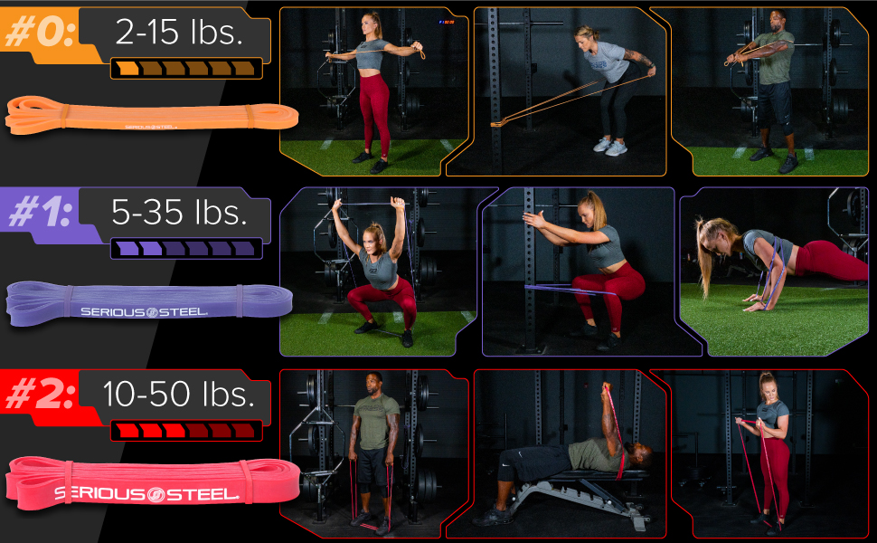 41" Band, Resistance Band, Pull-Up Band, Serious Steel Bands, Serious Steel, Bandbell, Band Sets