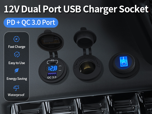12v usb outlet 12 volt usb outlet usb port for car 12v usb direct to battery usb charger
