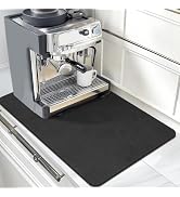 Findosom 12"x 20" Dish Drying Mat, Super Absorbent &amp; Cuttable Coffee Mat, Hide Stain Dish Mat for...
