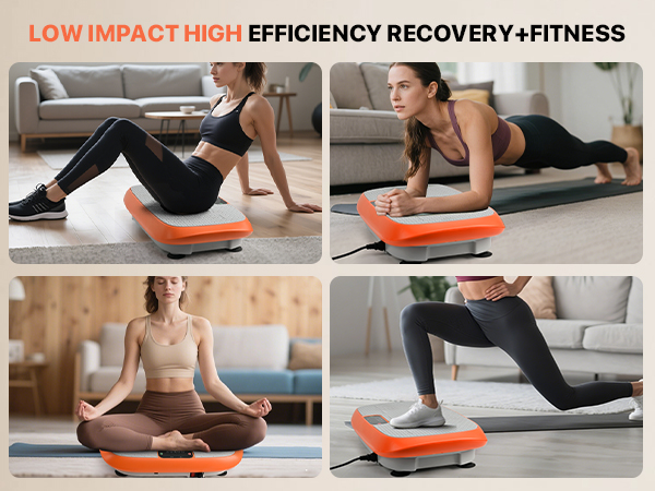 Vibration plate execise machine