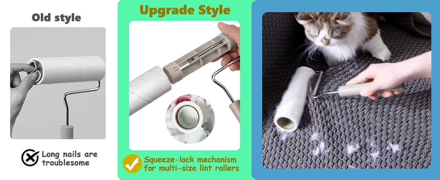 long handle lint roller