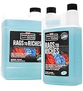 P &amp; S PROFESSIONAL DETAIL PRODUCTS - Rags to Riches Quart + Gallon Refill Combo - Premium Microfi...
