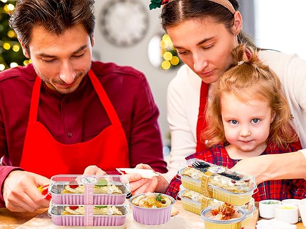 Aluminum Mini Loaf Pans with Lids